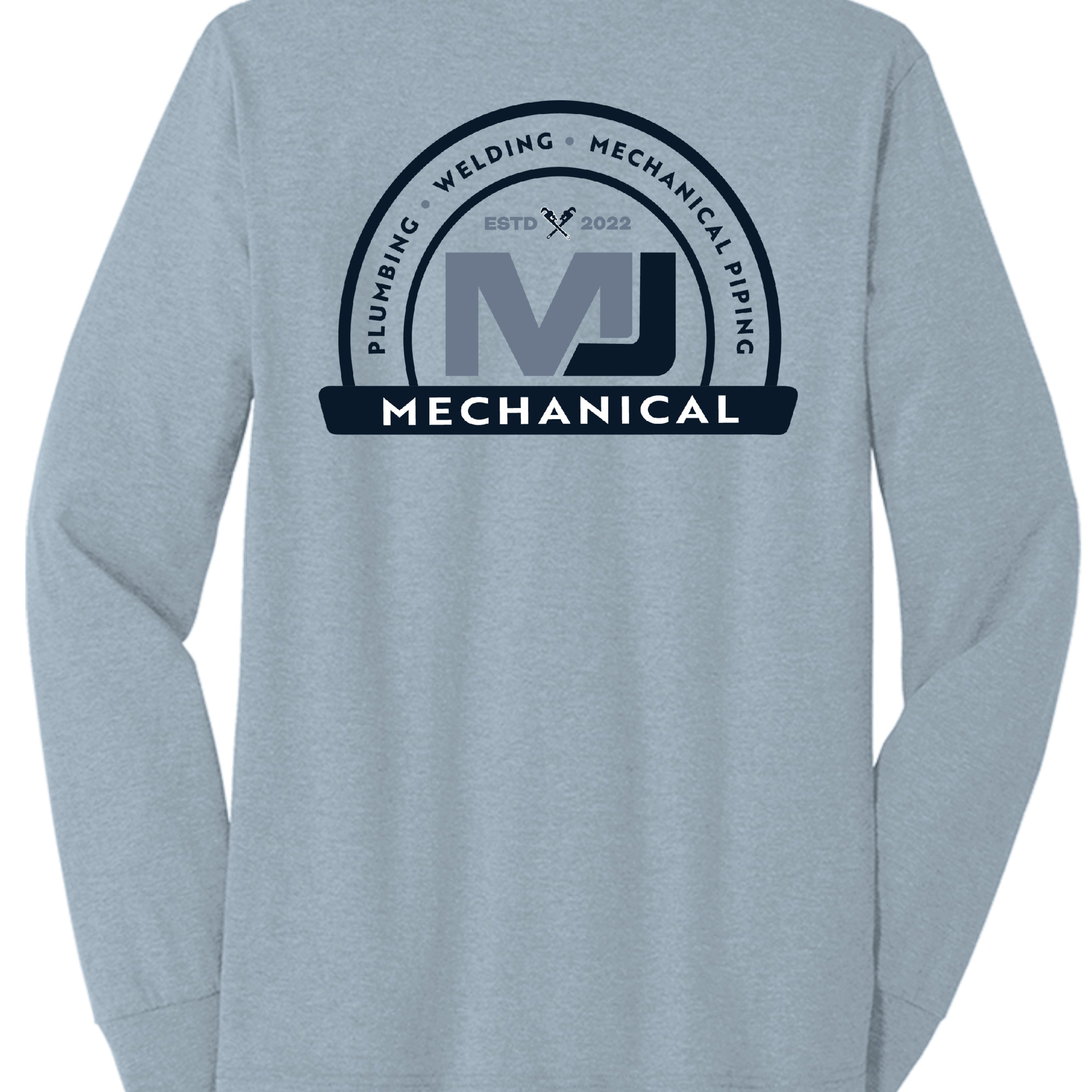 Flint Blue Heather - DM132 - BACK